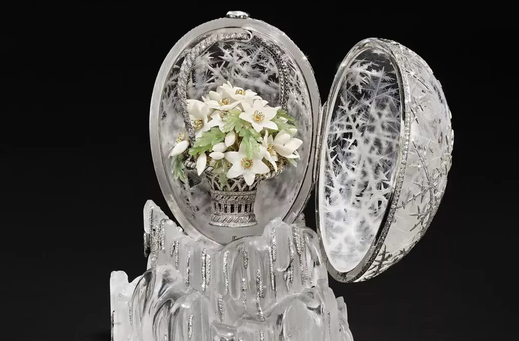 Le givre impérial de Fabergé : l’Œuf d’Hiver d’Alma Pihl renaît chez Christie’s